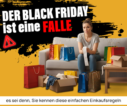 Der Black Friday ist eine Falle … es sei denn, Sie kennen diese einfachen Einkaufsregeln