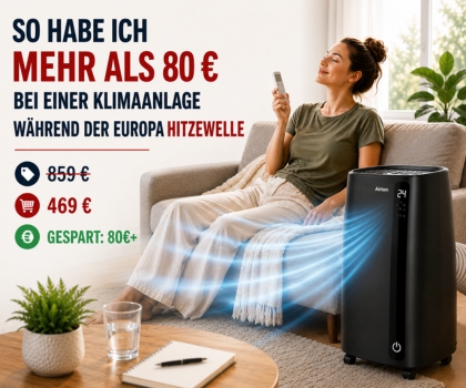 Wie ich beim Kauf einer Klimaanlage während der 40 °C-Hitzewelle in Europa über 80 € gespart habe Wie ich beim Kauf einer Klimaanlage während der 40 °C-Hitzewelle in Europa über 80 € gespart habe