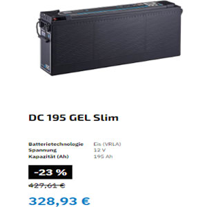 DC 195 GEL Slim