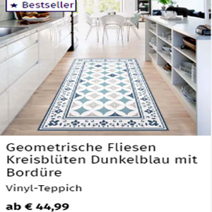 Geometrische Fliesen, Kreisförmige Blumen