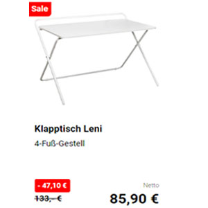Klapptisch Leni