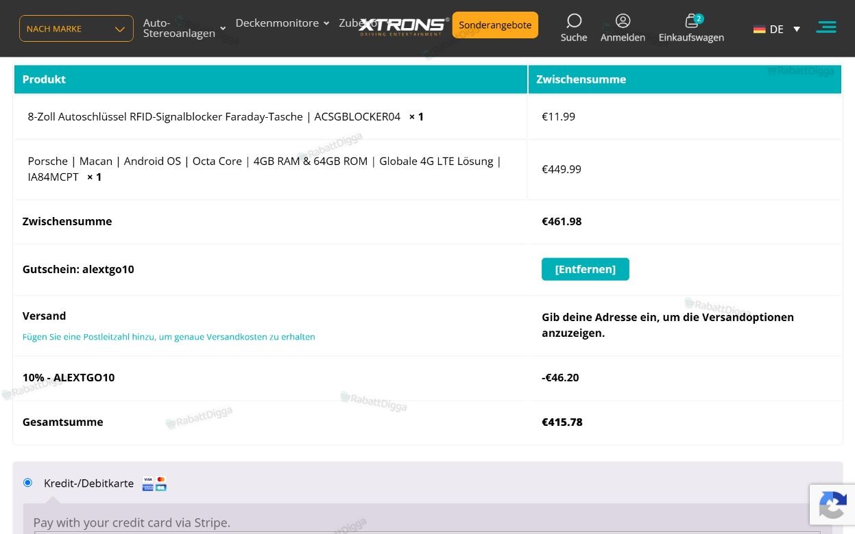 10% Rabatt Auf Das Gesamte Sortiment Mit Dem Xtrons Gutscheincode