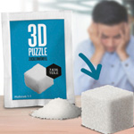 3D-Puzzle-Zuckerwürfel