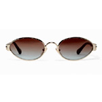 Aly Sonnenbrille In Gold Und Braun