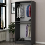 Ankleidezimmer In Anthrazit