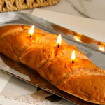 Baguette-Duftkerze