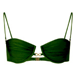 Bikini-Oberteil Mit Kamelienkaktus-Motiv Bikini-Oberteil Mit Kamelienkaktus-Motiv