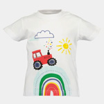 Blaue Sieben T-Shirt