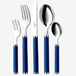 Blaues Besteckset