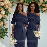 Säulenförmiges Brautjungfernkleid