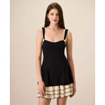 Figurbetontes Strick Minikleid