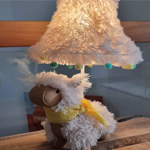 Alma Flauschige Lampe