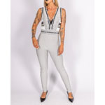 Jumpsuit In Silbergrau