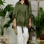 Khaki-Hemd Damen