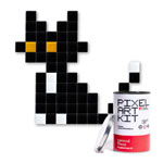 Kunstset Schwarze Katze