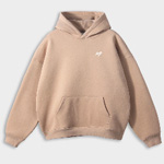 Logo-Hoodie Sand