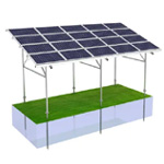 Montierte PV-Anlage