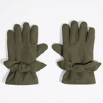 Khakifarbene Nylonhandschuhe
