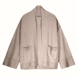 Offene Strickjacke