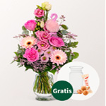 Rosa Himmelsstrauß
