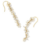 Rosalie Gold Linear Ohrringe