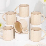 Rustikaler Charme Beige Tassen