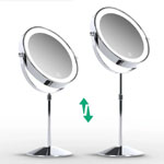 Schminkspiegel Höhenverstellbar