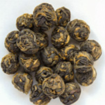 Schwarze Jasminperlen