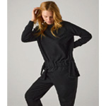 Schwarzer Thermopullover Schwarzer Thermopullover