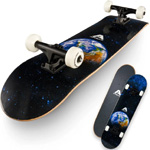 Skateboard-Erde