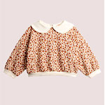 Sweatshirt Mit Pan-Kragen