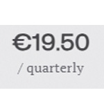 Vierteljährliche Anzahlung