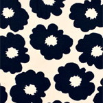 Viskosestoff Shadow Flowers