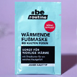 Wärmende Fußmaske