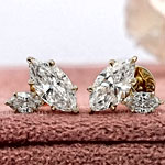 Zwillings Marquise Ohrringe